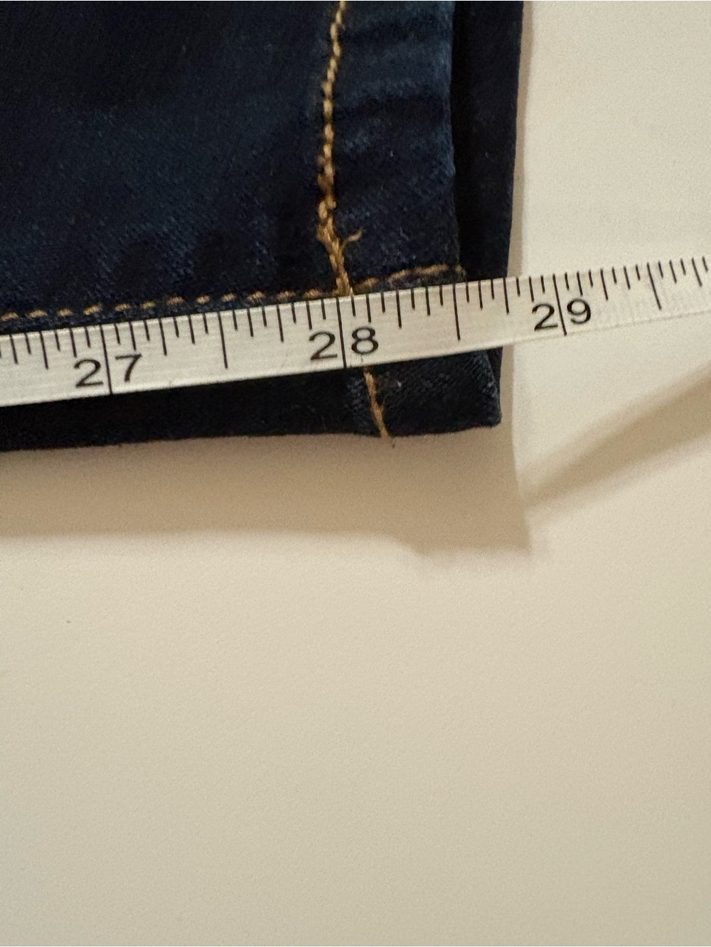 d.jeans Dark Indigo Skinny Jeans with Contrast Stitching - Picture 10 of 11